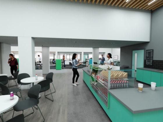 At its peak, 70 people have been working on the campus site