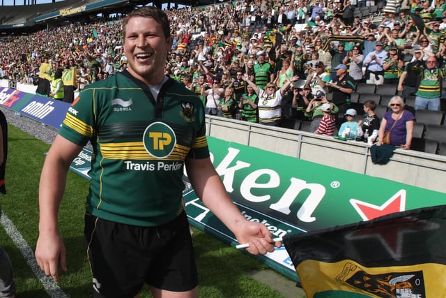 Dylan Hartley enjoyed the day with the fans