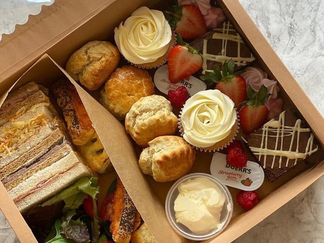 This afternoon tea is not available on VE Day, however if you are having extended celebrations throughout the weekend, The Copper Kitchen will deliver on Saturday (May 9).
The box for two includes sandwiches, a sausage roll, cheese straws, scones with cream and jam and vanilla cupcakes and is priced at 30.
There are also vegetarian options available.
Free non-contact deliveries can be made within Hardingstone, Wootton and a six mile radius of NN4 6GB. Deliveries within a two mile radius of Towcester town centre will be charged at 2.
Visit the Copper Kitchen website to book an afternoon tea.