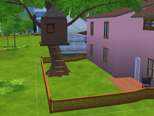 Ollie Armitage-Saunders, 26, from Chichester, recreated iconic TV and film sets on The Sims 4. Pictured is 742 Evergreen Terrace from The Simpsons