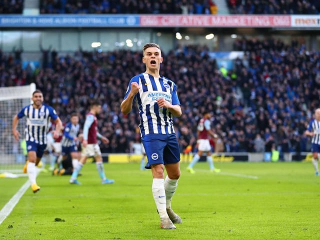 A swift attack saw Mauapy link well with Trossard who fired a left footed shot to the bottom right corner to make it 1-0. Jack Grealish claimed a point for Villa with a late strike.