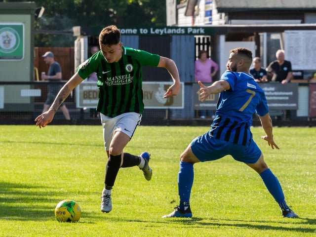 Charlie Bennett goes past a Sevenoaks Town player 14th September