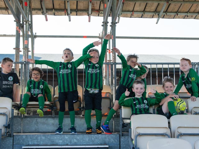 The Hillians mascots prior to the Whitstable Town game 21st September