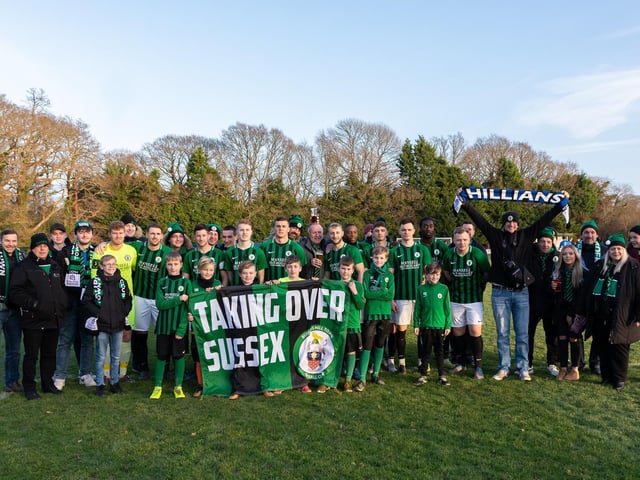 The Burgess Hill Town supporters Alliance sponsored the game v Faversham Town 14th December