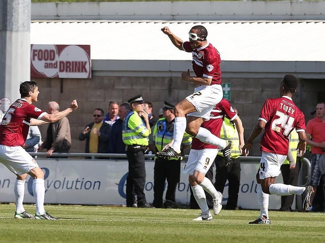His last act as a professional football was to come off the bench and secure Town's safety with a third against Oxford. Retired soon after and studied at AMOS Sport Business School in France.