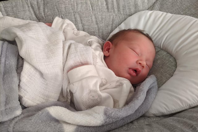 Maisie Hannah Treble, from Banbury, was born on 6th April at 21:49 weighing 7lbs 3oz at the John Radcliffe Hospital