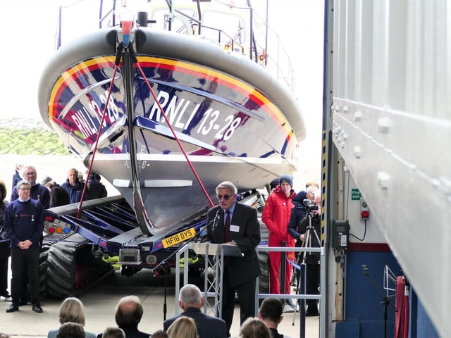 Lifeboat naming ceremony