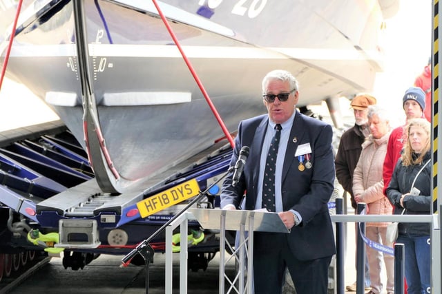 Lifeboat naming ceremony