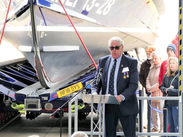 Lifeboat naming ceremony