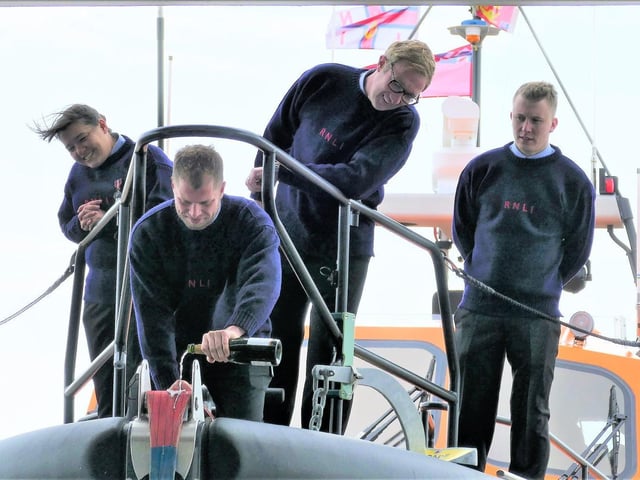 Lifeboat naming ceremony