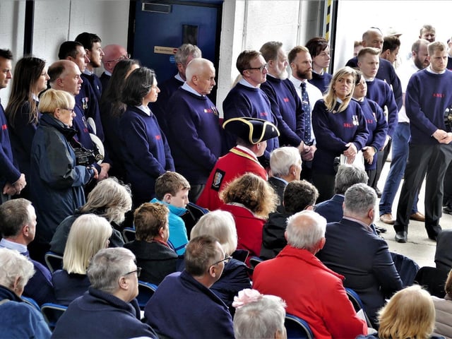 Lifeboat naming ceremony
