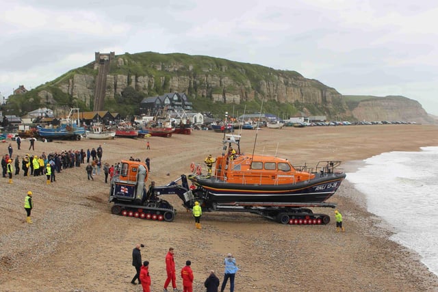 Lifeboat naming ceremony