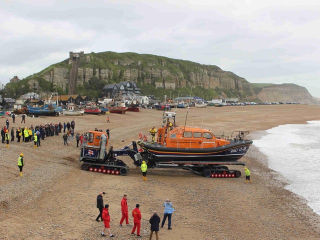 Lifeboat naming ceremony