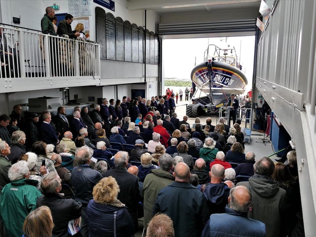Lifeboat naming ceremony
