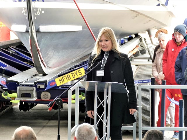 Lifeboat naming ceremony