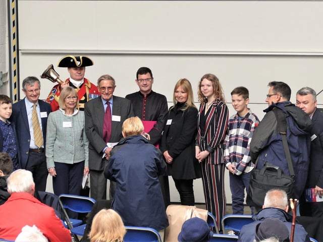 Lifeboat naming ceremony