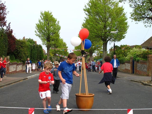 Royal Wedding street party.