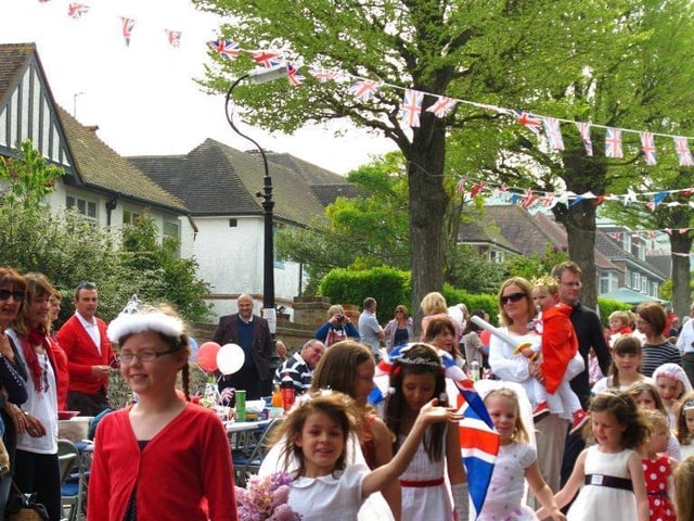 Royal Wedding street party Pashley Road