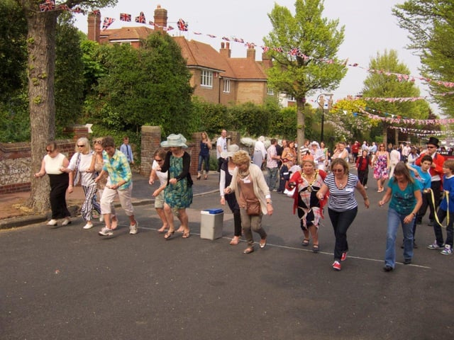 Royal Wedding street party.