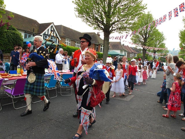 Royal Wedding street party Pashley Road