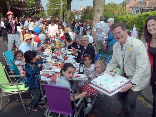 Royal Wedding street party Pashley Road