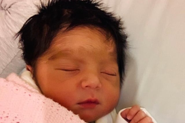 Lamaisah Younis, from Banbury, was born at 4.45pm on April 23 at the John Radcliffe in Oxford weighing 5lb 9oz. Her parent, Saba Khalid, said: "The midwives and doctors were brilliant, student midwife Irati was amazing! We are so grateful for our wonderful NHS!"