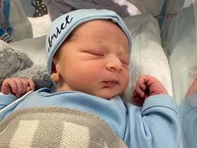 Gabriel Stuart Paul Fowler, from Middleton Cheney, was born at 6.52am weighing 8lbs 7oz on Monday April 27, at the John Radcliffe Hospital