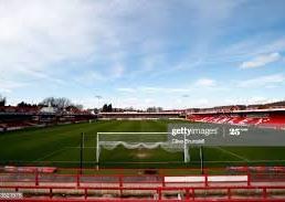 20th: ACCRINGTON STANLEY. An enjoyable place to visit, but when you can hear the players talking to each other it speaks volumes for a lack of crowd involvement. Small crowds don't help obviously.