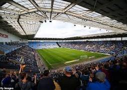 14th: COVENTRY CITY. Averaging 6,500 in a 30,000 capacity stadium and the Groundmap survey placed them third-best for atmosphere! What nonsense. A top side, but not in terms of atmosphere.