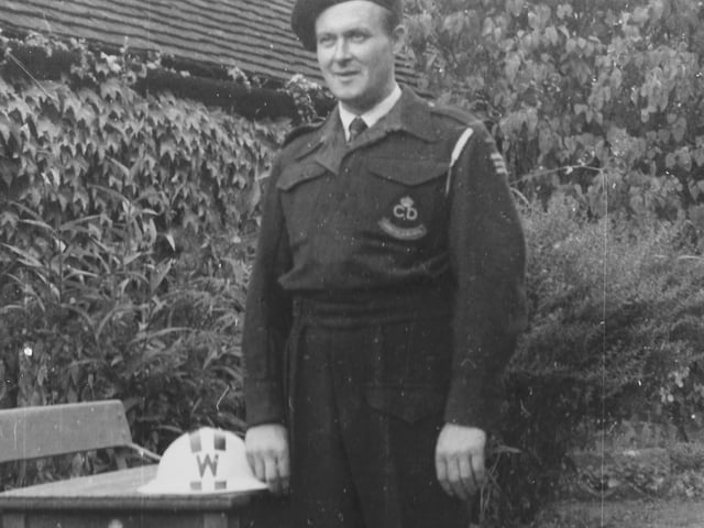 A soldier at Danny House