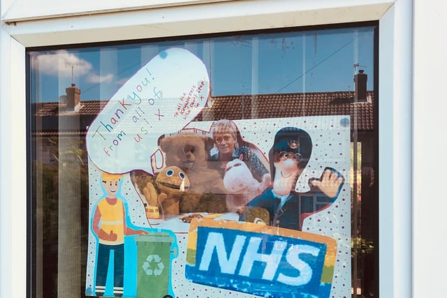 Peter Finch sent us this picture of his NHS poster