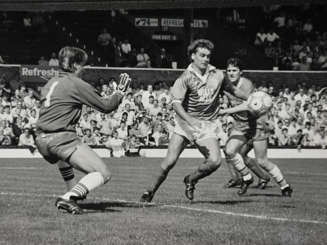 8th. MICK GOODING. Posh years: 1987-89. Apps: 60. Goals: 27.
'Mick Gooding would give the midfield the creativity it lacks' -
@Deedz42