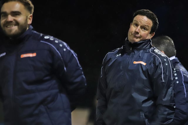 Anyone who brought a programme from the match at Guiseley would have seen the home chairmans notes written about Paul Cox. The Poppies new manager was also subject to 'stick' from the fans of his former club throughout the 90 minutes. The Poppies manager's face at full-time after his team won 2-1 says it all  whats the score?