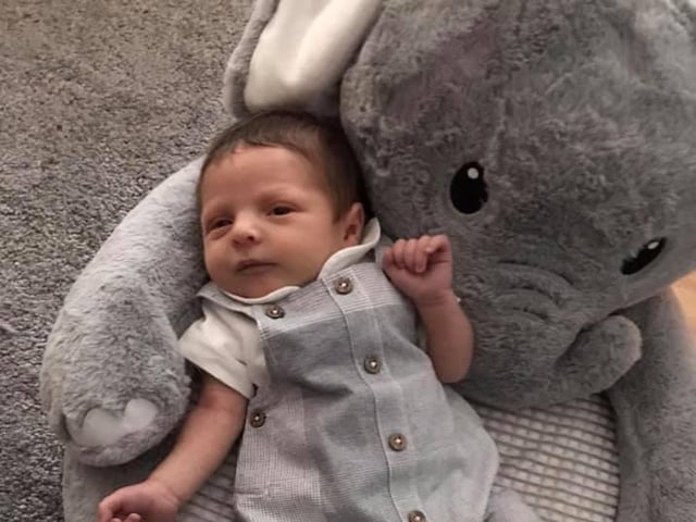 Born April 15 at 3.21pm at NGH, weighing 6lbs 8oz.