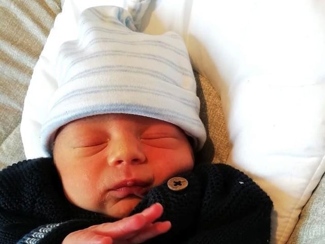 Born April 22 at NGH, weighing 6lbs 8oz.