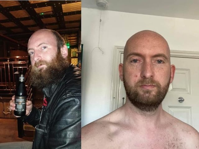 John Johno Joyce sent in a before and after photo of his new haircut