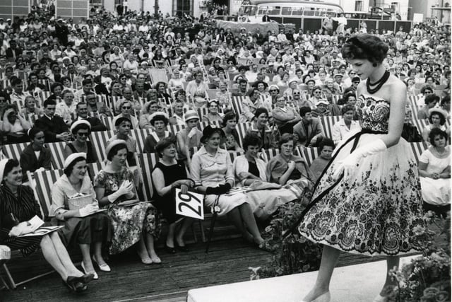 A fashion show on the pier in the early 1960s. Picture courtesy of Hastings Museum & Art Gallery