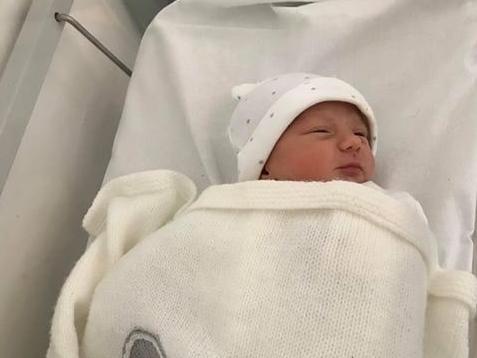 Born at KGH on April 2, four weeks before her due date, weighing 4lb 11oz.