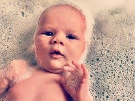 Born on April 1 at KGH, weighing 8lb 5oz