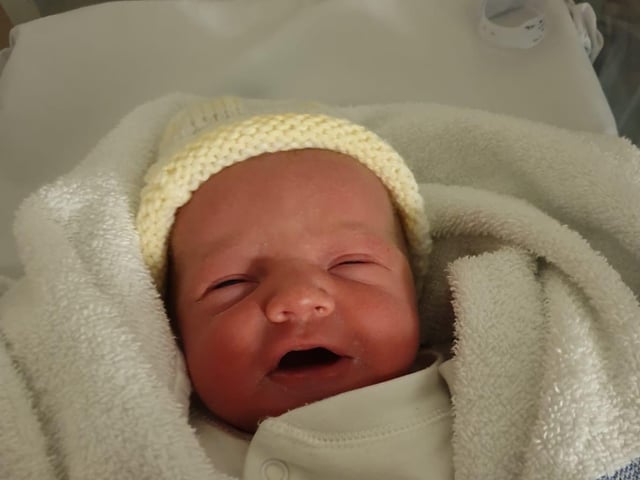 Born on April 1 weighing 7lb 3oz. Daisy was born in Hinchingbrooke Hospital but recently moved to Raunds.