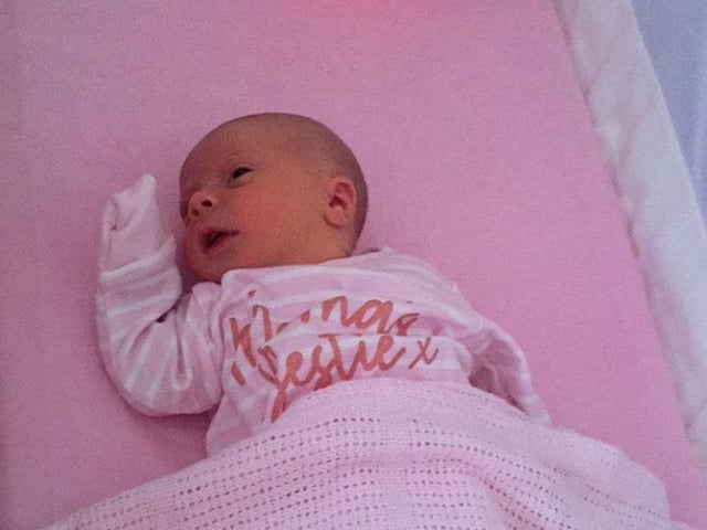 Born on April 9 at KGH weighing 6lb 7oz.