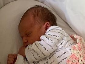 Born on April 28 at KGH weighing 7Ib 15oz.