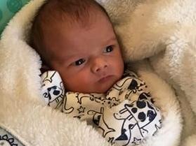 Zack was born on April 3 by elective caesarean at KGH and weighed 6lb 14oz. Mum Claire couldn't praise the midwives enough.
