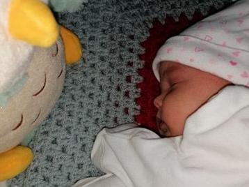 Born at KGH on April 10, weighing 7lb 14oz.