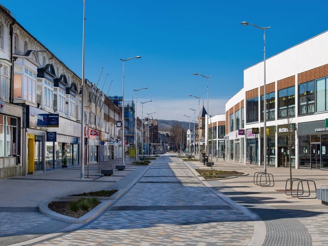 A near deserted Terminus Road in Eastbourne. This photo was taken by Barry Davies at the beginning of April, roughly two weeks into the lockdown. SUS-200705-093637001
