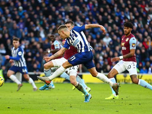 Saturday, January 18. A clever left-footed finish from Leo Trossard from Neal Maupay's nicely weighted pass gave Albion the lead. A late one from Jack Grealish claimed a point for Villa.