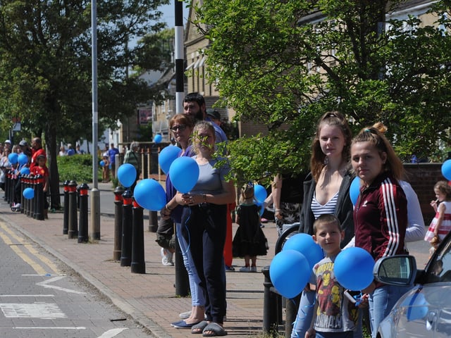 The procession in Eye for Elliott Cantrell