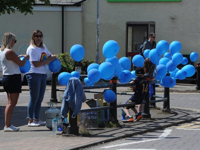 The procession in Eye for Elliott Cantrell