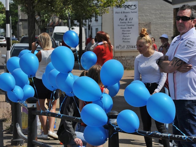 The procession in Eye for Elliott Cantrell