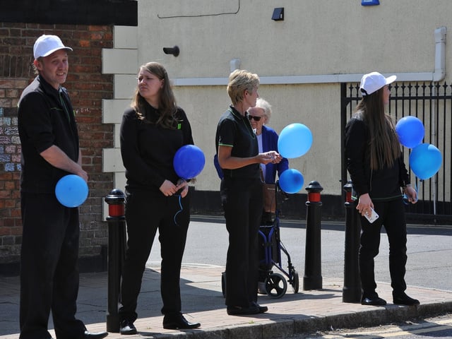 The procession in Eye for Elliott Cantrell